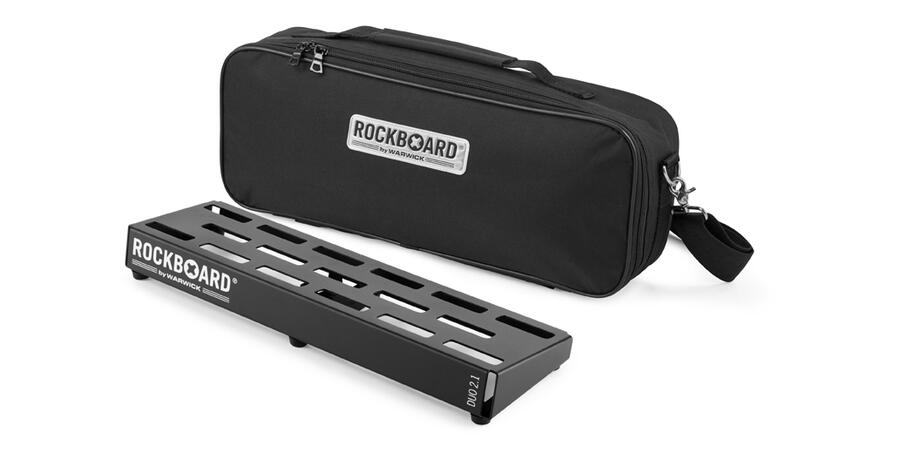 Warwick RockBoard DUO 2.1, Pedalboard with Gig Bag | Bass North