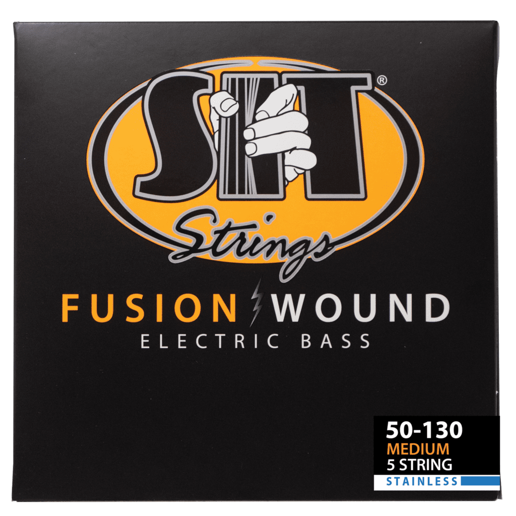 SIT Fusion Wound-Stainless Steel-Medium Heavy-50-130-5-String Set