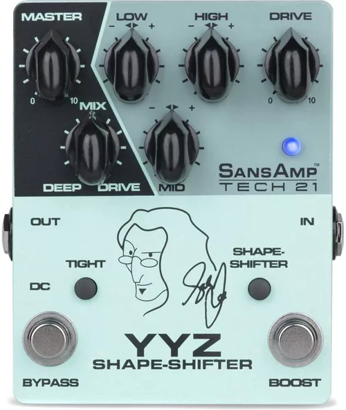 Tech 21 YYZ Geddy Lee Shape Shifter Signature Sansamp PedalIn 