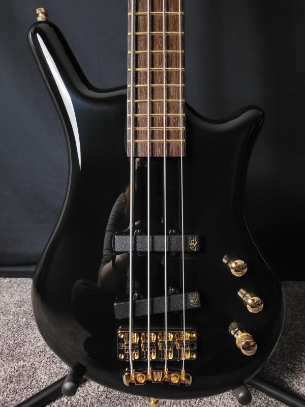 Warwick Teambuilt Pro Series Thumb BO, 4-String<br>Solid Black High Polish<br><br>In Stock