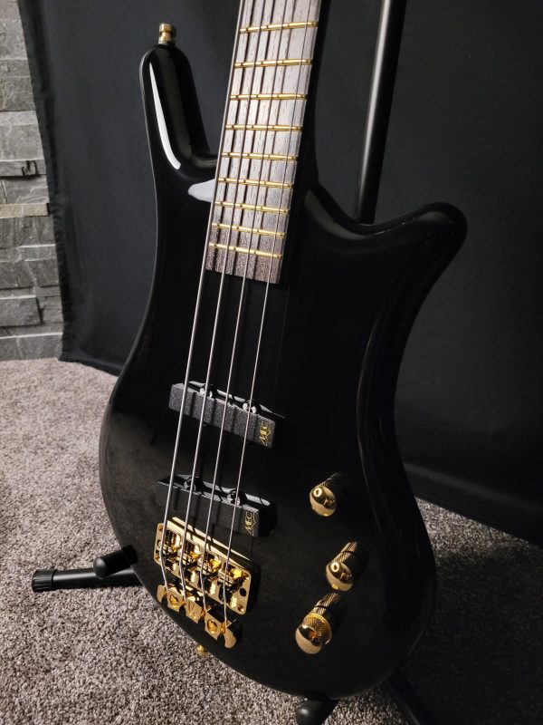 Warwick Teambuilt Pro Series Thumb BO, 4-String<br>Solid Black High Polish<br><br>In Stock - Image 2