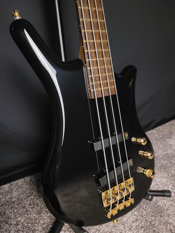 Warwick Teambuilt Pro Series Thumb BO, 4-String<br>Solid Black High Polish<br><br>In Stock - Image 3