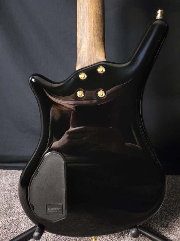 Warwick Teambuilt Pro Series Thumb BO, 4-String<br>Solid Black High Polish<br><br>In Stock - Image 6