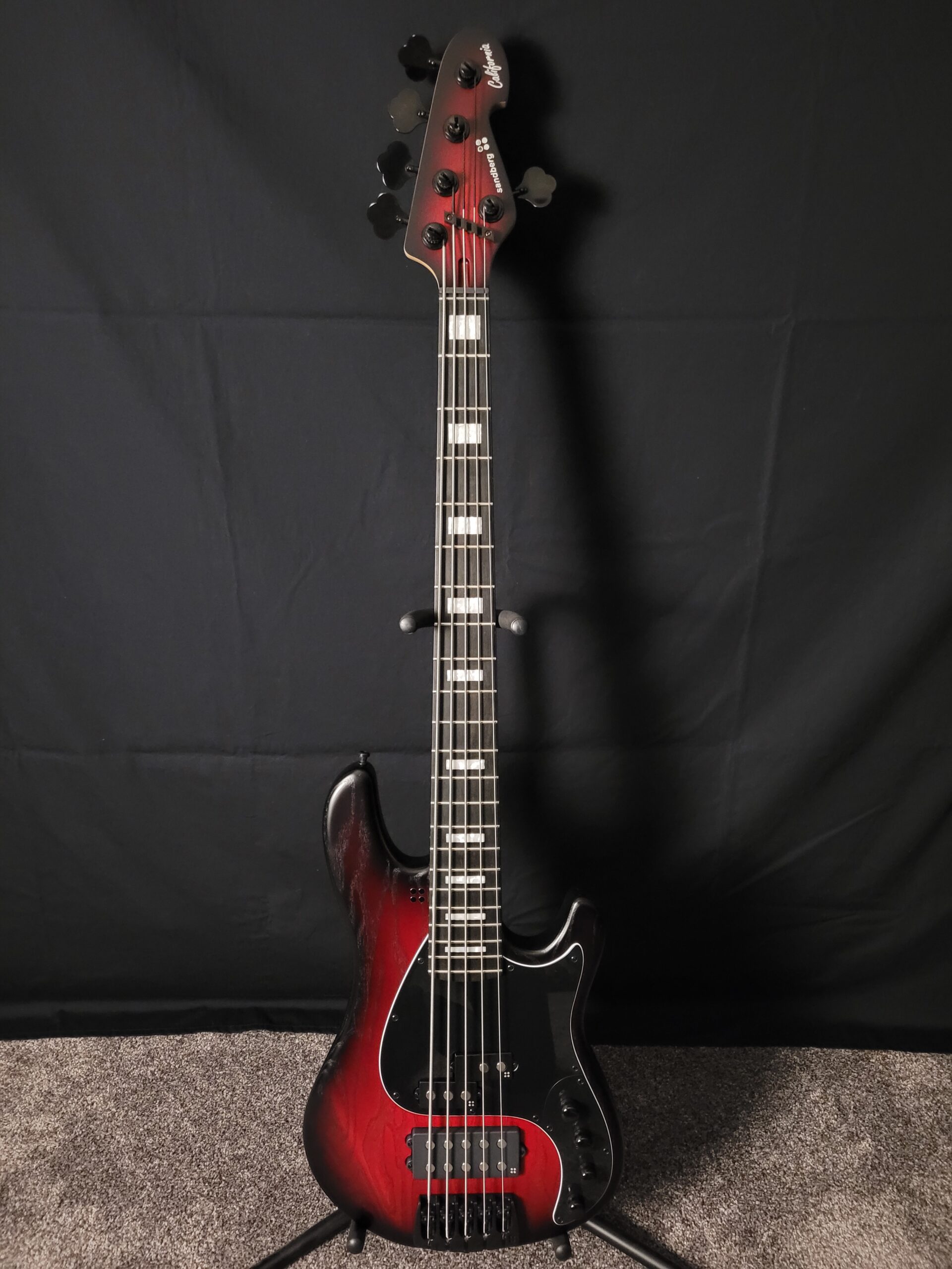 Sandberg California VM, 5-String Matte Redburst<br><br>In Stock - Image 16